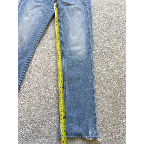 $238 NWT MOTHER PIXIE DAZZLER ANKLE FRAY  Jeans In Ivy League Cowboy Size 25 - Picture 15 of 16